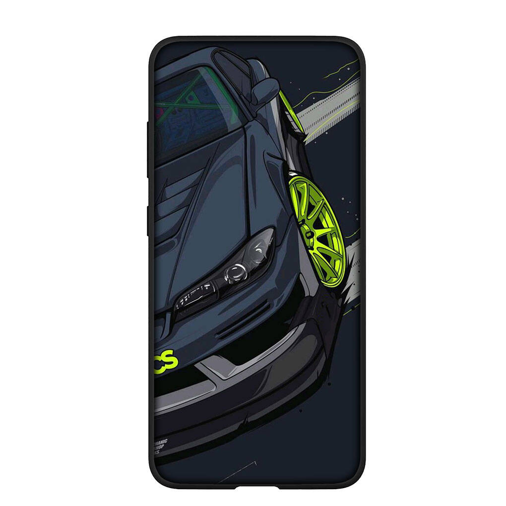 Phone Case for Samsung Galaxy S25 S23 S22 S24 Ultra FE A05 A06 A15 A16 A36 A37 A35 A54 A55 A56 A57 A25 A26 A53 A17 Supercar Anime Super Car Cool Cover