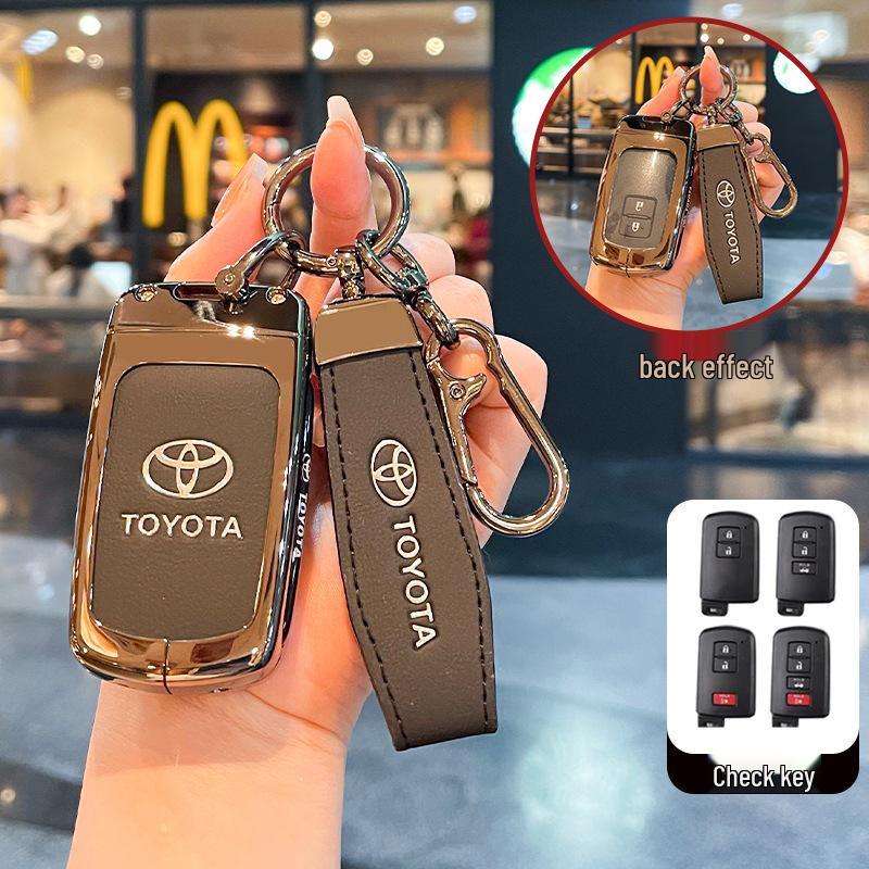 Чехол для ключа Toyota для Tacoma, Prius, Supra, Highlander, Prado и Land Cruiser (Старые модели)
