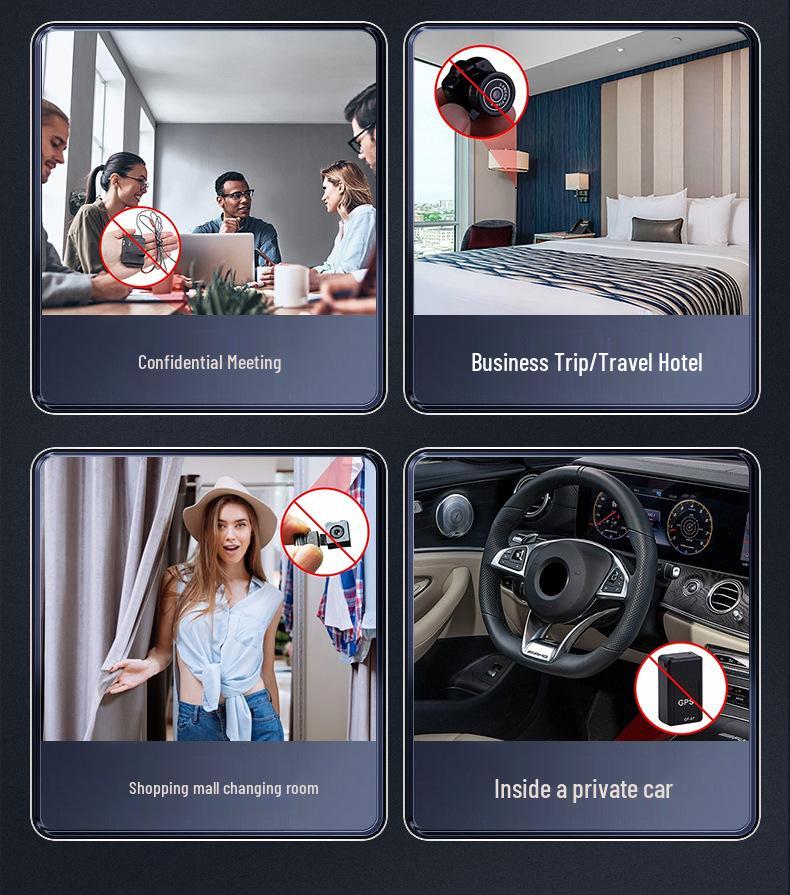 T3 Camera & GPS Detector - Anti-Peeping & Tracking Scanner for Hotels