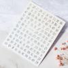 Colorful Laser Gold And Silver Manicure Full Sticker Diy Gothic Letter Nail Decorative Sticker Characteristic Sticker