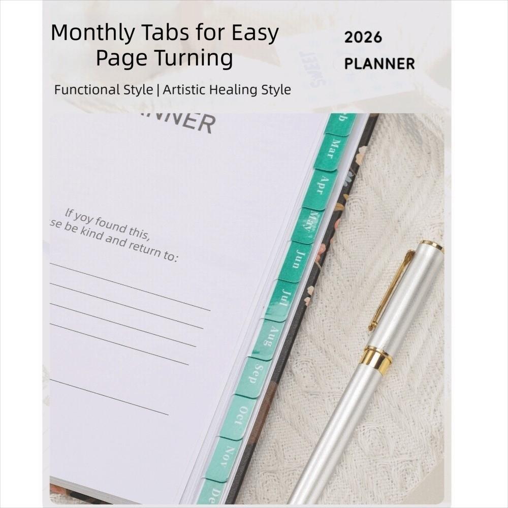 Coil Notebook A5 Weekly Monthly Planner Portable Daily Schedule Book School Office Supplies