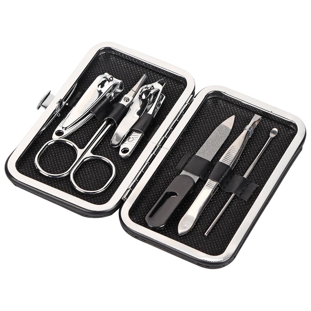 6Pcs Manicure Set Nail Scissors Cutter Clippers Set Fingernail Toenail Pedicure Tool