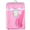 Dual Layer Embossed Bubble Warm Soft Infant Baby Breathable Blanket Wrap Cover
