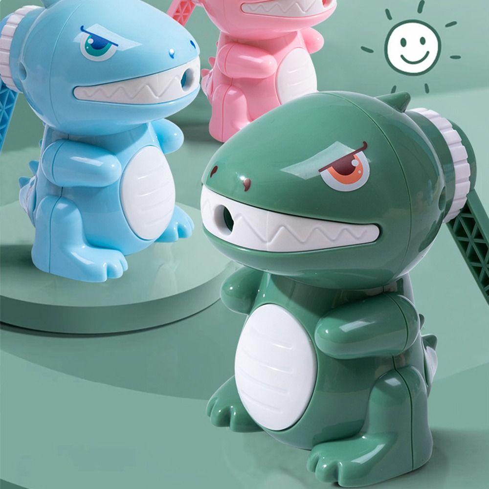 Точилка для карандашей в виде динозавра, антипригарный стержень, автоматически вводится в свинец, механический инструмент с ручным заводом