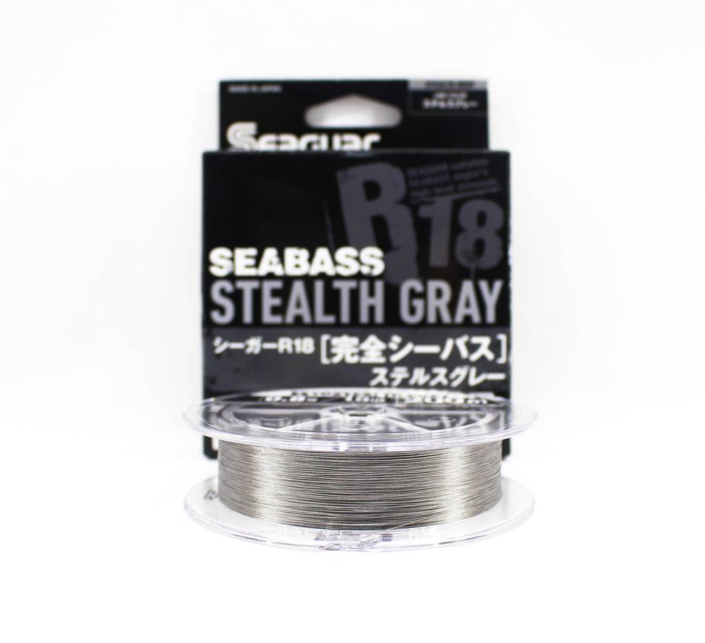 Seaguar PE Line R18 Сибас 200 м Размер 0,8 15 фунтов Stealth Grey (8290)
