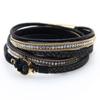Female Summer Leather Multi-layer Hand-woven Vintage Gravel Bracelet