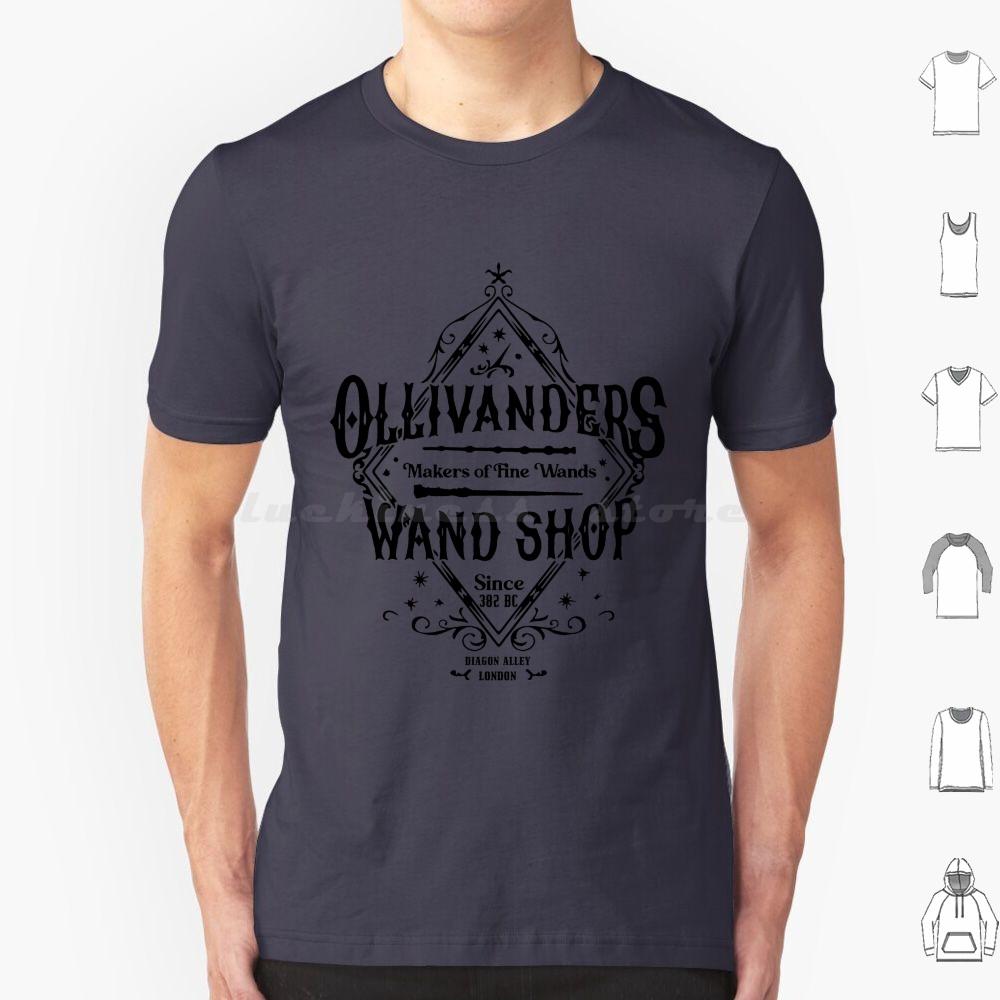 Wand Shop Wizard Wand T Shirt Big Size 100% Cotton Hermione Granger Draco Malfoy Snape Dumbledore Sirius Black Hedwig Magic