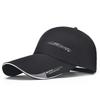 Trendy Outdoor Men's Hard-top Baseball Hat In Black Navy Beige With Fashionable Design