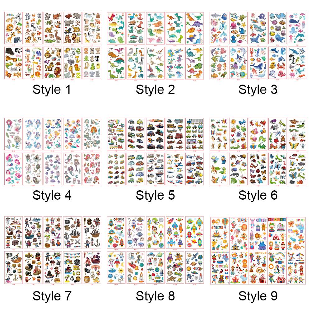 Наклейка на руку для девочек, боди-арт, динозавр, водонепроницаемые детские татуировки, наклейки, временные татуировки, поддельные татуировки