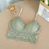 Large U-Lace Strapless Bandeau Bra: Non-Wired, Padded Camisole with Adjustable Straps and Beautiful Back Design.