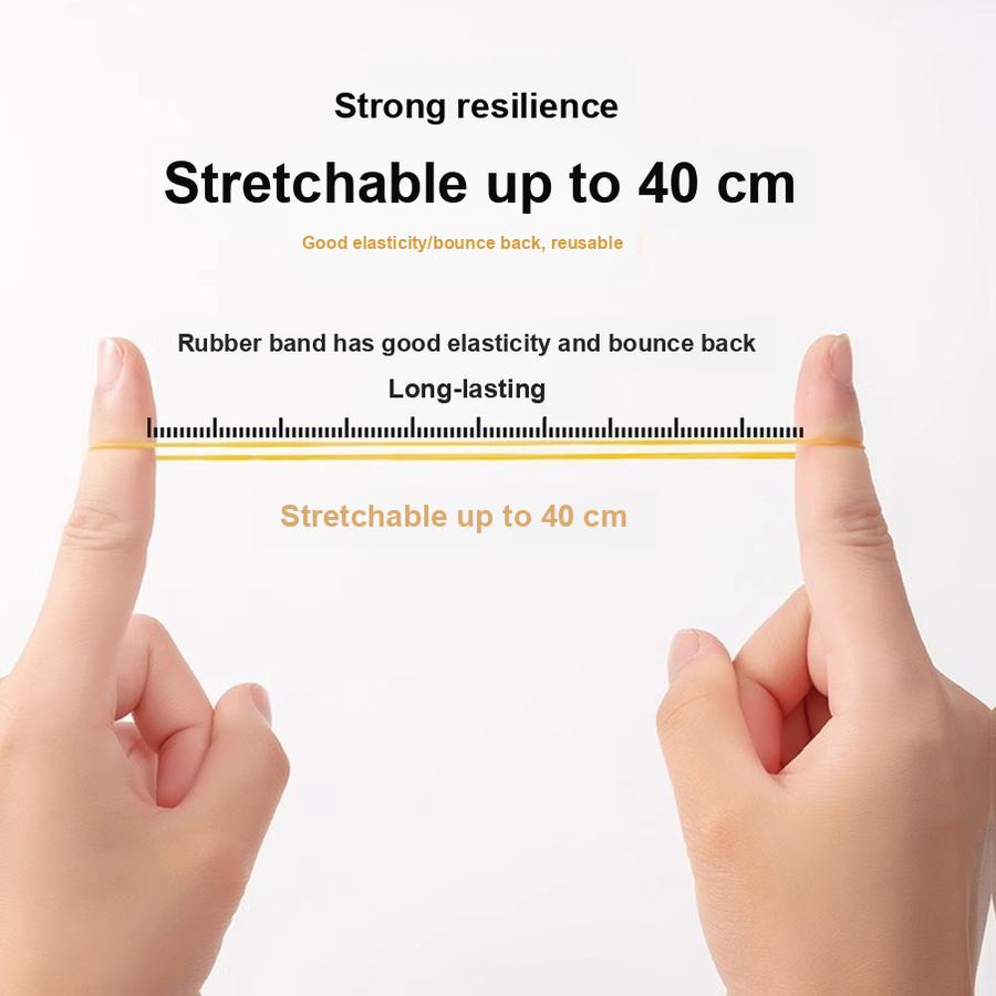 750 шт. Высокоэластичные Прочные Резинки, Желтые Коровьи Резинки для Связки Денег, Термостойкие Резиновые Кольца, Промышленные Резинки