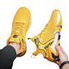 Basketball shoes, fly-woven sports and leisure shoes, large size, breathable mesh, shock-absorbing, non-slip and wear-resistant sneakers