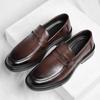 Fashion Male Shoes High Quality Fashion Men Business Shoes Italian Handmade Shoes Genuine Leather Loafers Slip-ons Men Casual Footwear