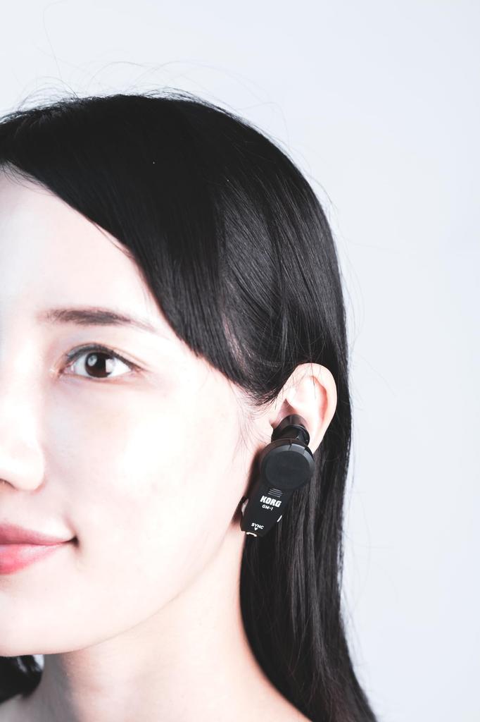 KORG GM-1 Метроном типа наушников с синхронизацией темпа (Набор из 2) - Идеально для марширующих оркестров, танцевальных команд и тренировок на открытом воздухе - Черный