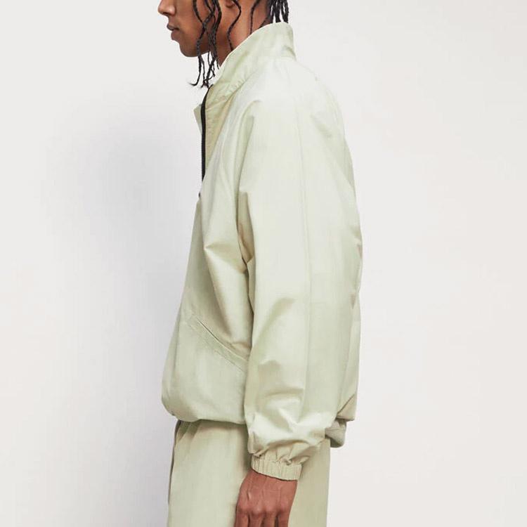 Fear of God Essentials Спортивная куртка с молнией до середины FW20 'Шалфей' Мужская 0202250500025012