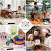Портативный музыкальный плеер Bluetooth CD-плеер Перезаряжаемый для дома/автомобиля Walkman HiFi Громкий двойной динамик