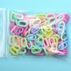 Hanmade Twisted 100PCS Acrylic Multicolor 14mm*9mm Assembled Parts Beads Chains Jewelry Findings Accessories DIY