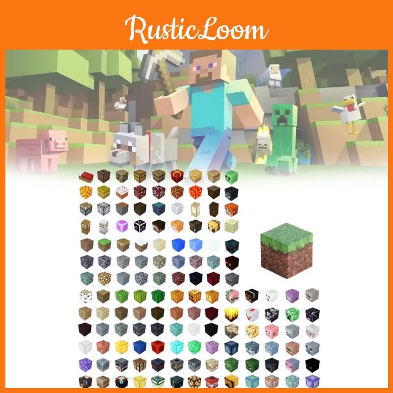 50 шт. Строительные магнитные блоки Детская креативная обучающая игрушка в стиле Майнкрафт