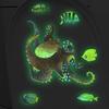 Cartoon Glow In The Dark Wall Stickers Home Decor Luminous Fluorescent Sea Animals Decals for Baby Kids Room Decorations