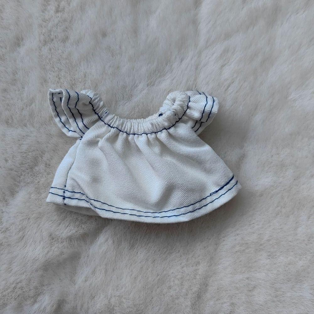 Multistyles Doll Jeans Dresses Fashion Doll Clothes Accessories Kids Toys for 10cm Cotton Dolls