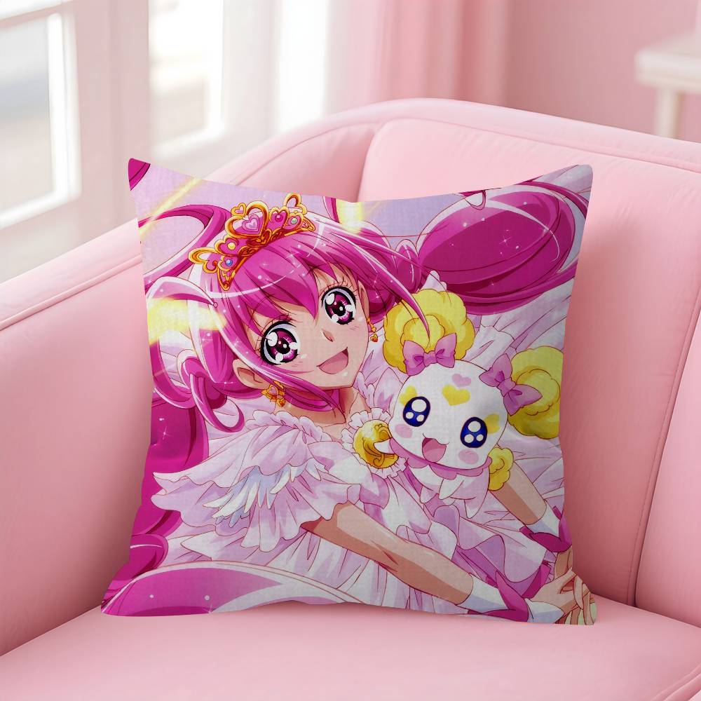 Аниме Футари Ва Pretty Cure Наволочка Дюймы Фермерский Декор Домашняя Декоративная Подушка Для Дивана
