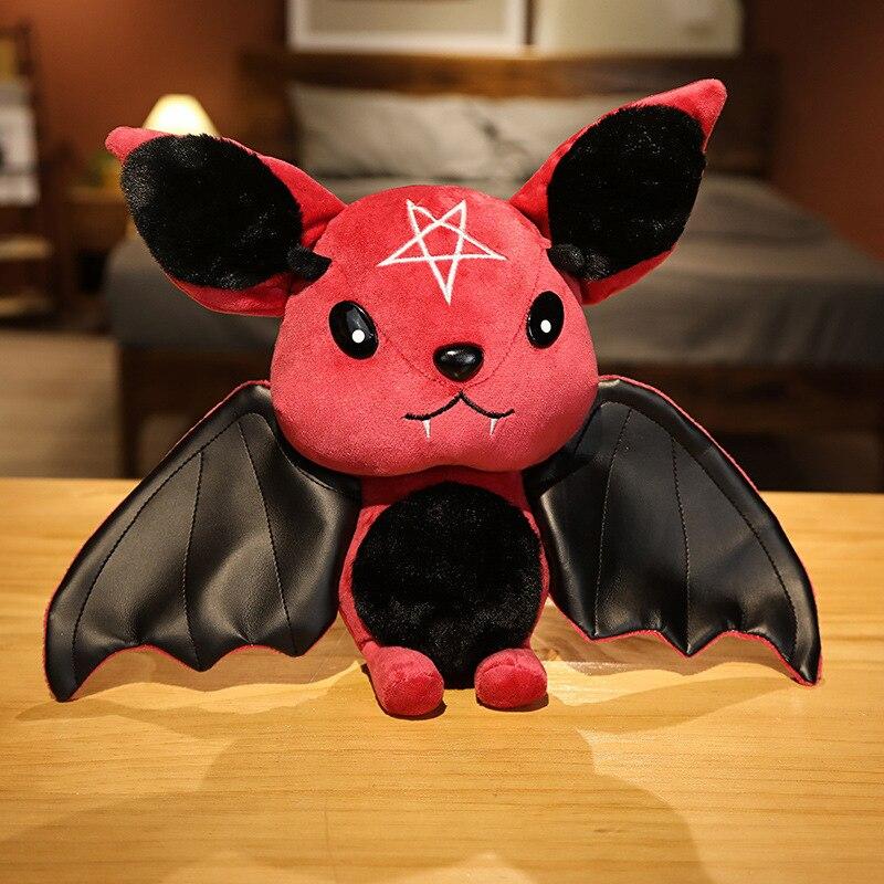 Creative Simulation Bat Doll Plush Toy Funny Doll Pillow Home Decoration Gift Ornaments Halloween Party Decor