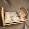 Newborn Photography Props Handmade Vintage Bamboo Chair baby bed girl Boy Photography Props Newborn Photo Posing Props Baby Crib