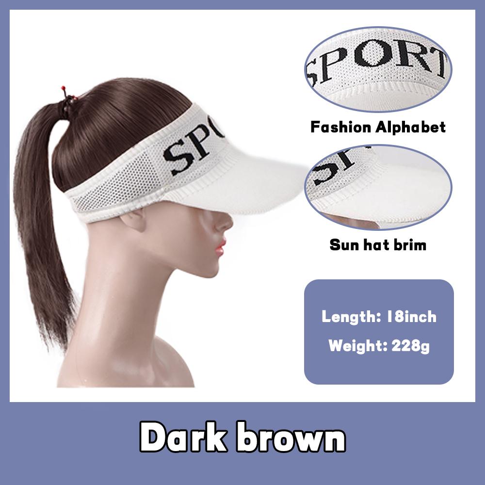 Модные весенне-летние шапки, парик с прямыми волосами, солнцезащитный козырек, бейсболка, новый парик, шляпа, наращивание волос