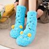 Mid Tube Thick Thermal Socks Plush Fleece Sock Women Kawaii Sleeping Slipper Socks  Winter