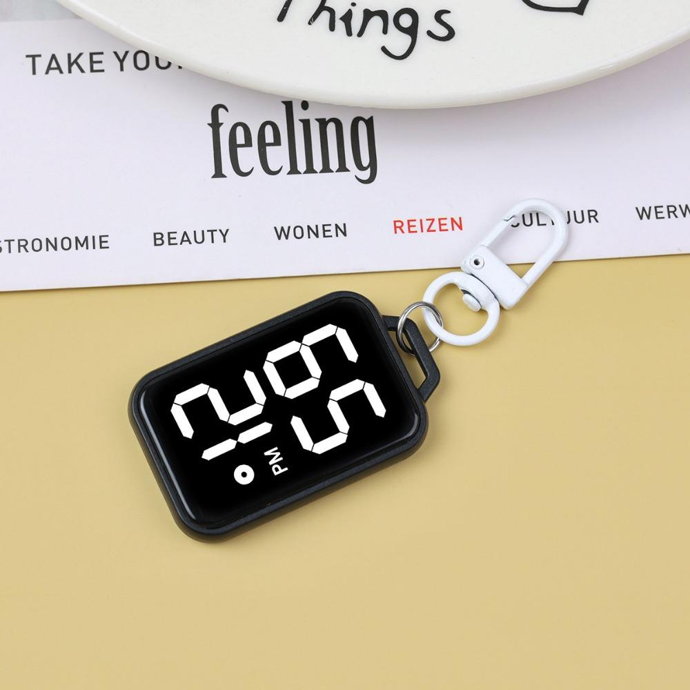 Hanging Style Digital Pendant Watch Square Luminous Pocket Watch Backpacks Accessory
