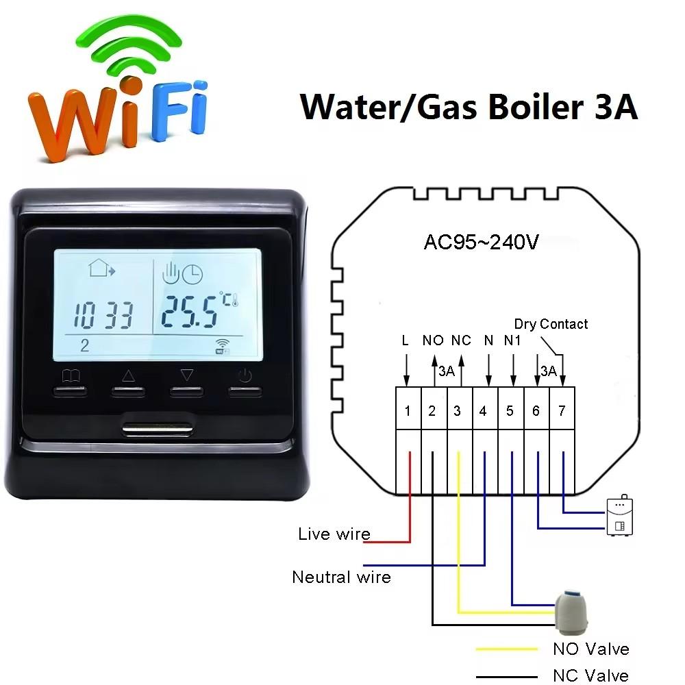 1PC Temperature Controller MINCO HEAT Programmable Tuya Smart WiFi Thermostat for Electric Floor/Water/Gas Boiler7