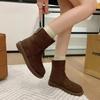 Fashion 2024 High Quality Women's Shoes Ankle Women's Boots Fashion Round Toe Modern Boots Women Winter Solid Shoes for Women Zapatos