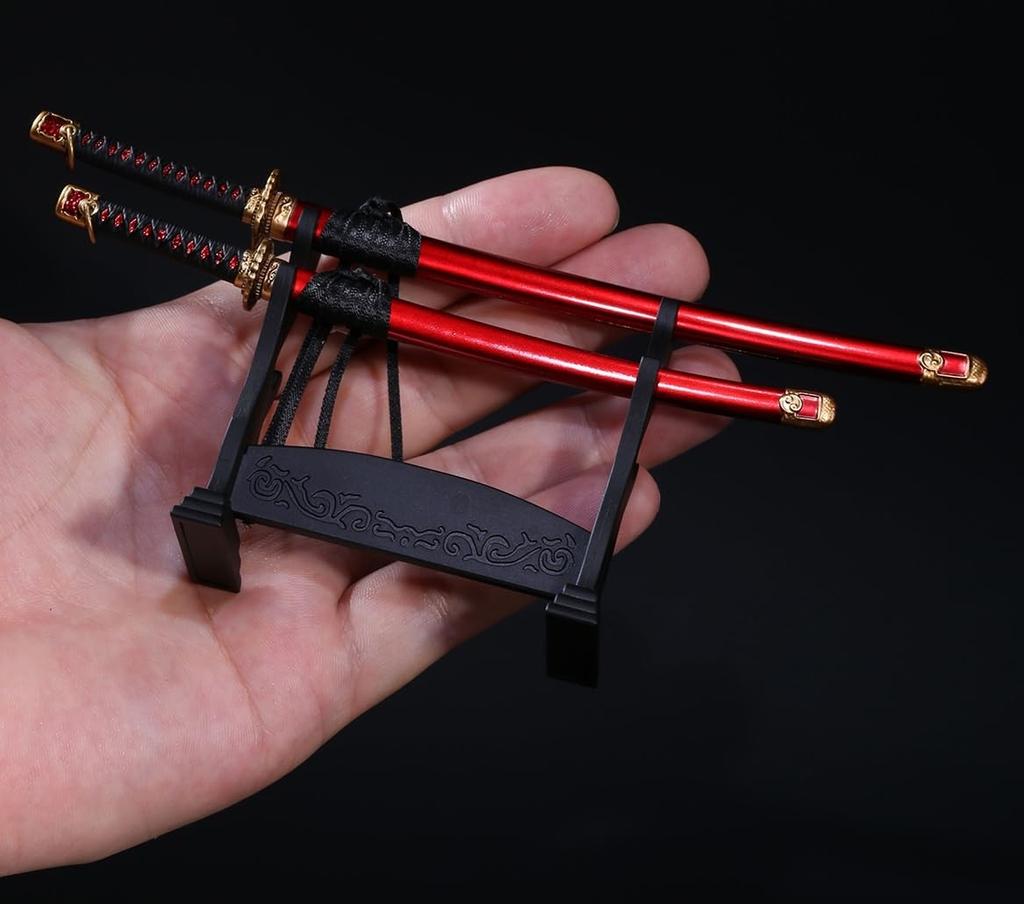 HiPlay Ryuzan Металл Ронин Тати Оружие Инструмент Подвижный для Экшн-фигурки Сплав Красный 1/6 LS2022-09A