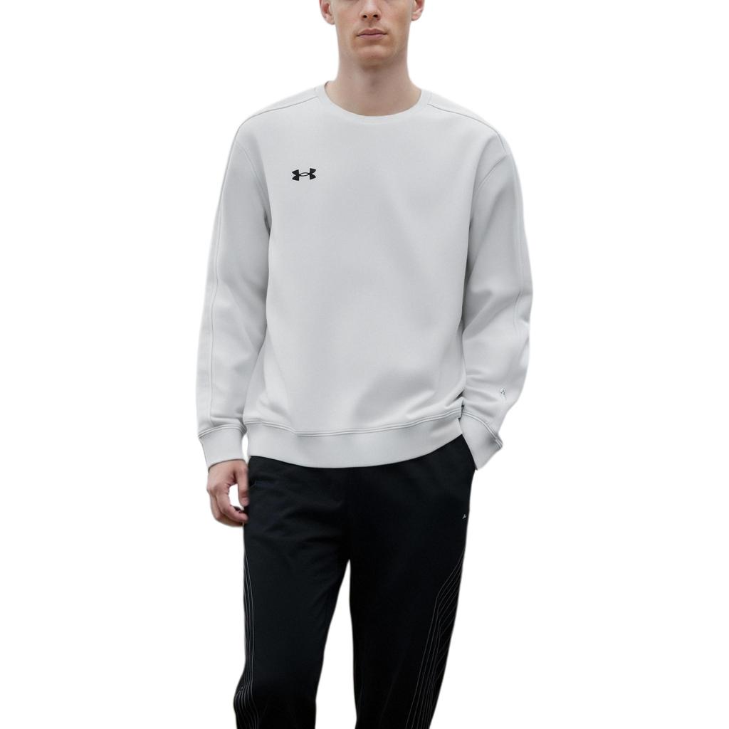 Under Armour Толстовки Мужские Белые С Круглым Вырезом Умеренные Обычные 24600304-100