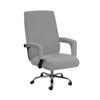 Office Chair Cover+Arm Cover Computer Seat Cover Stretch Rotating Chair Slipcover with Elastic Bottom Chair Protector for Rotating Boss Chair