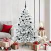 Artificial Foldable Christmas Tree White 150 cm PVC and Steel