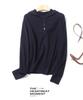 Women's Pure Wool Hooded Pullover Sweater - Loose Knit with Long Sleeves for Casual Autumn/Winter Wear