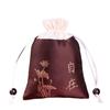 Jewelry Drawstring Bag Brocade Portable Colorful Chinese Style Jewellery Storage Pouch Pocket Accessories with Tassel
