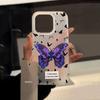 Фиолетовый чехол-накладка «Бабочка» для iPhone 13-17 Pro Max