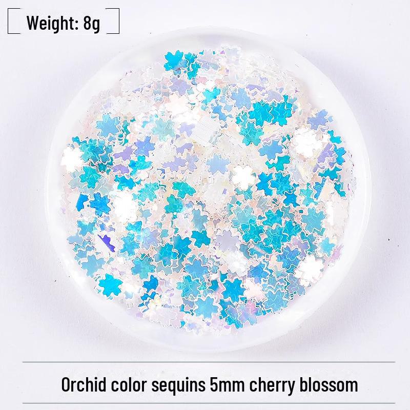 Dreamy Summer Glitter Mix: Hexagonal Sequins, Laser, and Fine Glitter In DIY Hemp Material.