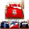 Логотип футбольной команды Двуспальный 3-предметный постельный комплект - удобный, грязеотталкивающий домашний текстиль