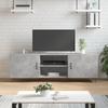 VidaXL TV Stand Concrete Grey 150x30x50 Cm Engineered Wood 829096