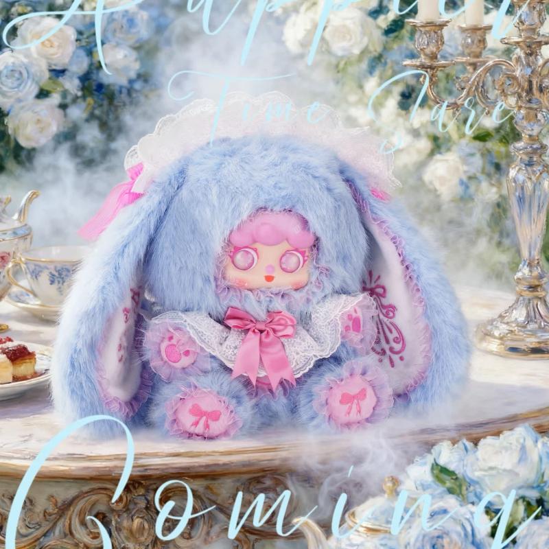 Migo Rose Tea Party 600% Plush Blind Box Mystery Surprise Toy Doll Trendy Decor Birthday Gift Collectible Plush Toy