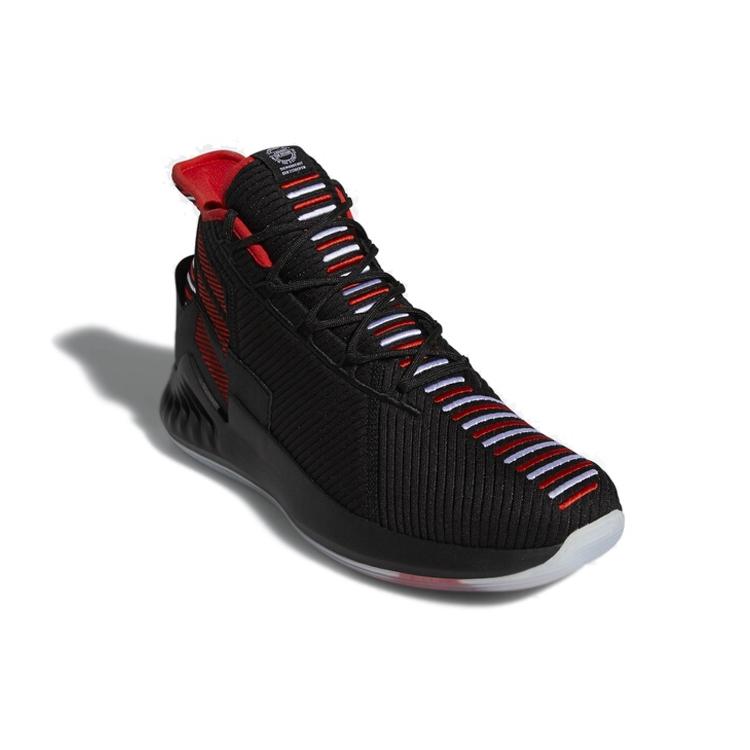 adidas Деррик Роуз 9 Черный Белый Красный EE6846
