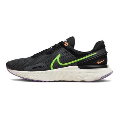 React Miler 3 Anthracite Ghost Green Мужские кроссовки Черно-белые DD0490-005