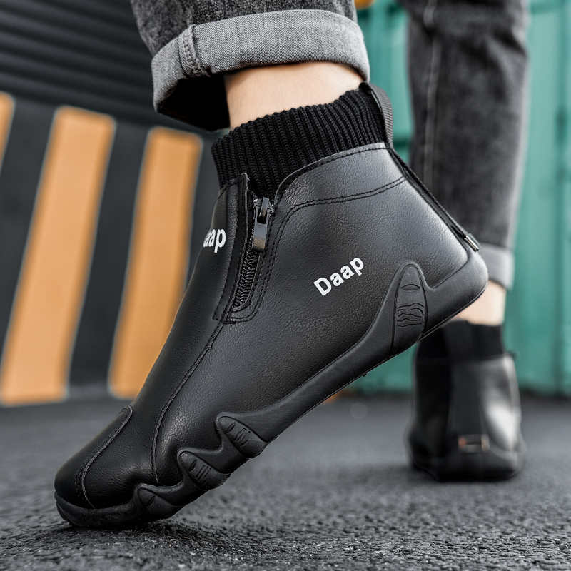 Нескользящая подошва Высокие кроссовки Размер 46 Мужские кроссовки Повседневные черные лоферы Мужская обувь 50 Спорт Легкая атлетика Зарубежные предложения Фабрика