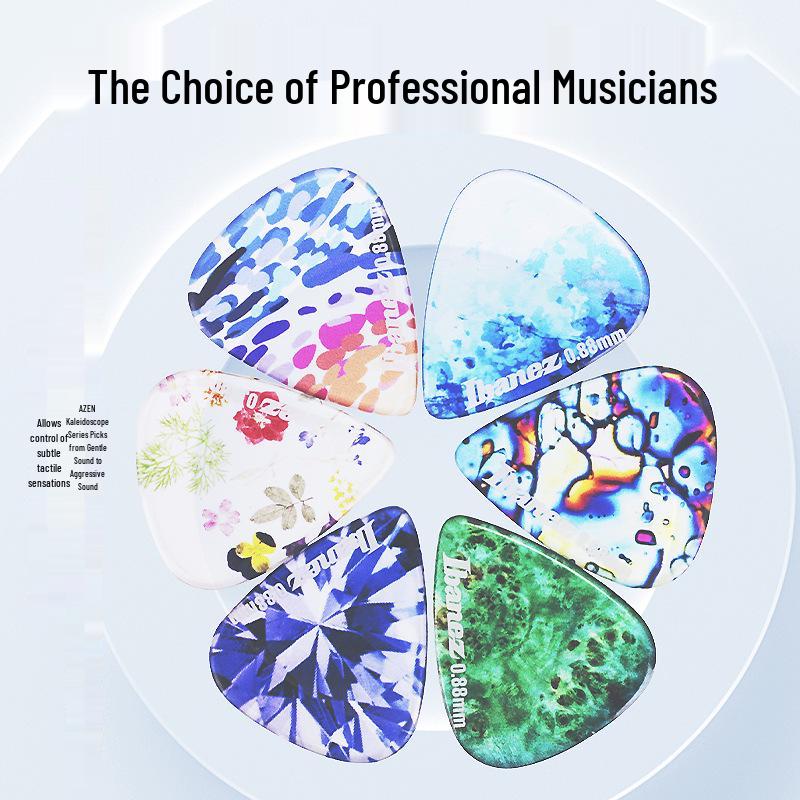 Ibanez KALEIDO Anti-Slip Electric Guitar Pick - Kaleidoscope Series Genuine Plectrum