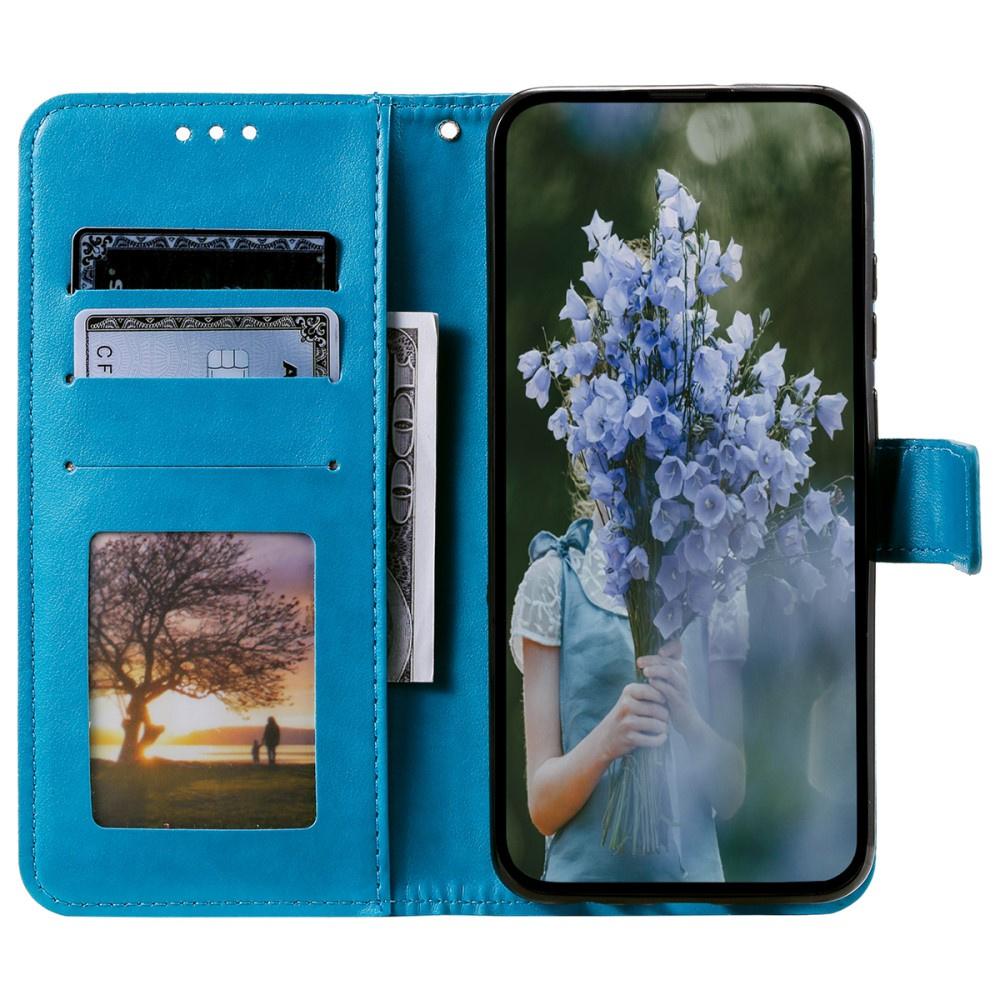 Samsung Galaxy A35 5G Flip Case, Mandala, Blue