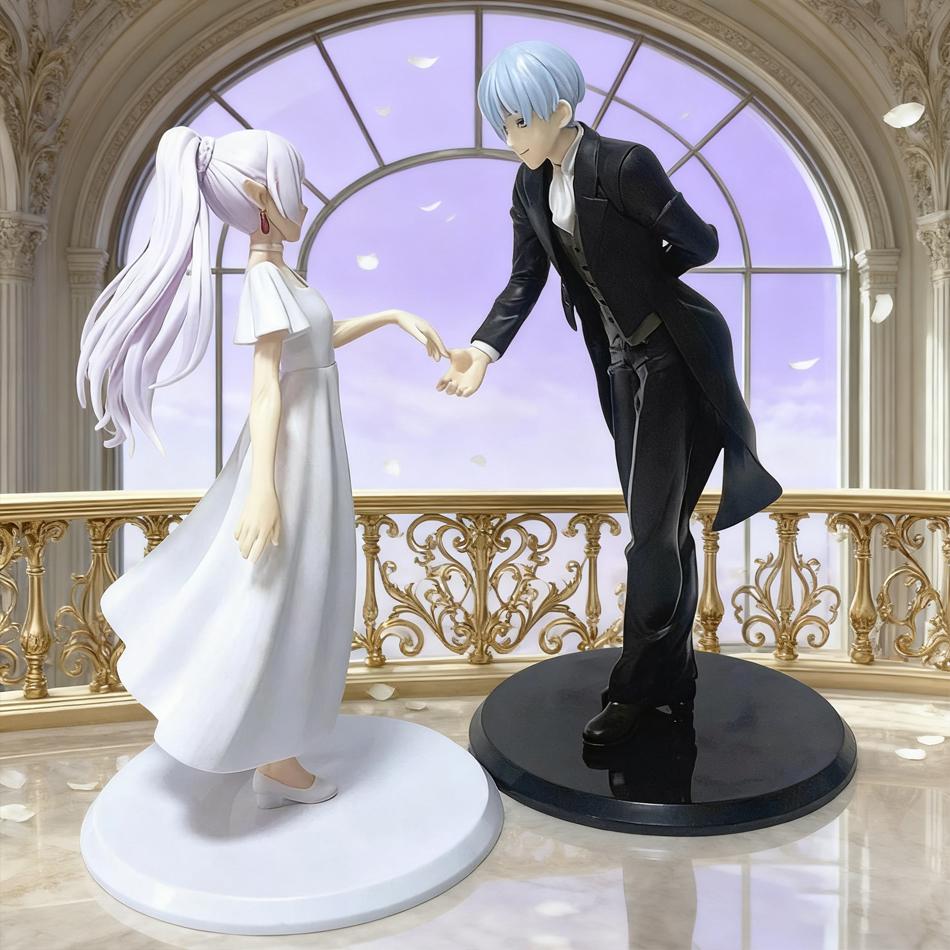 Фрирен: За пределами конца путешествия Аниме фигурка Фрирен Бальные платья Экшн-фигурка ПВХ кукла Модель Коллекционная игрушка Подарок на день рождения