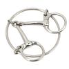 Smooth Surface Horse Bit 5 Inch Loose Ring Bit Anti-Bite Control Horse Mouth Bit  Equestrian Use